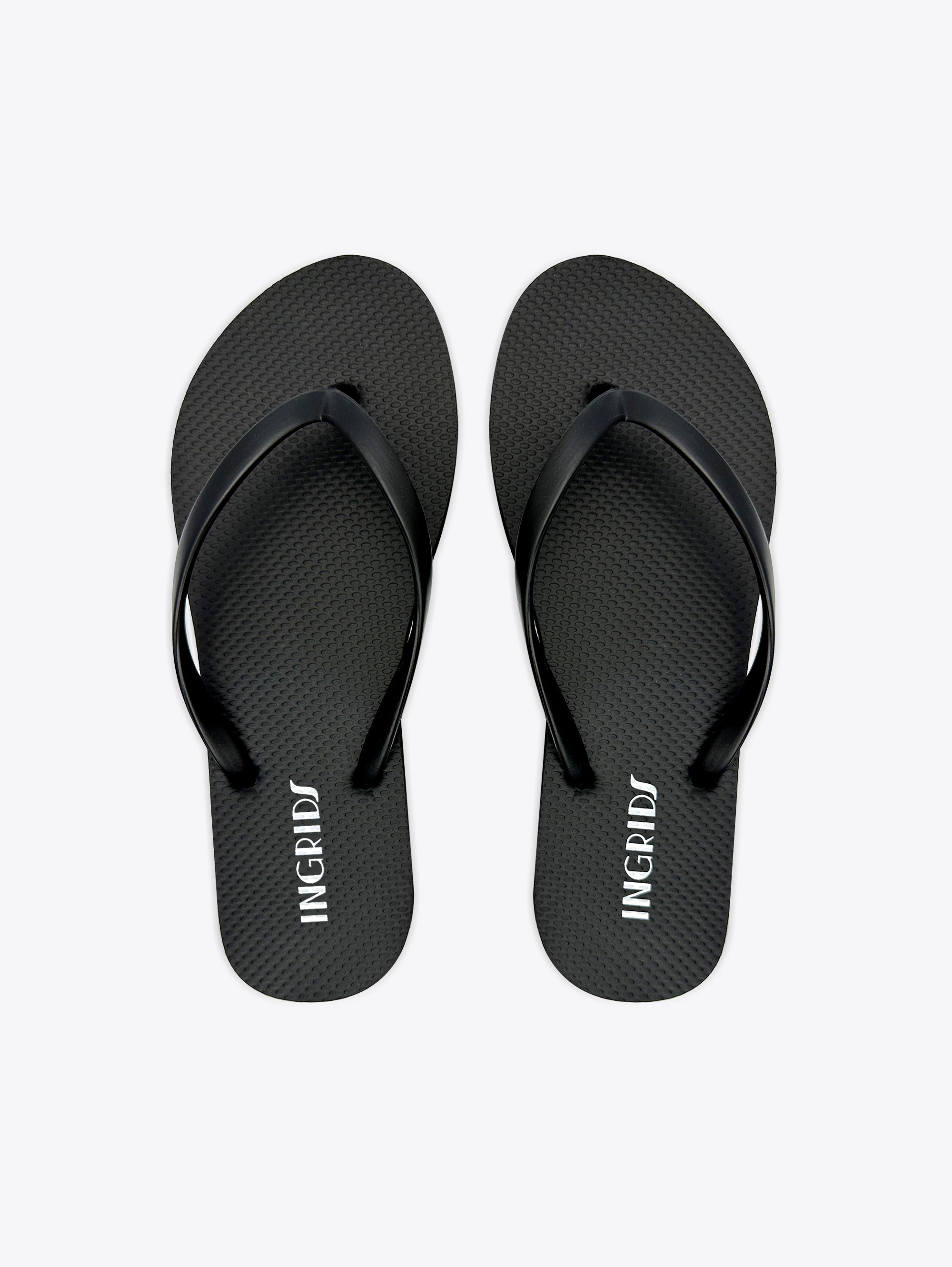 Black Flip Flops