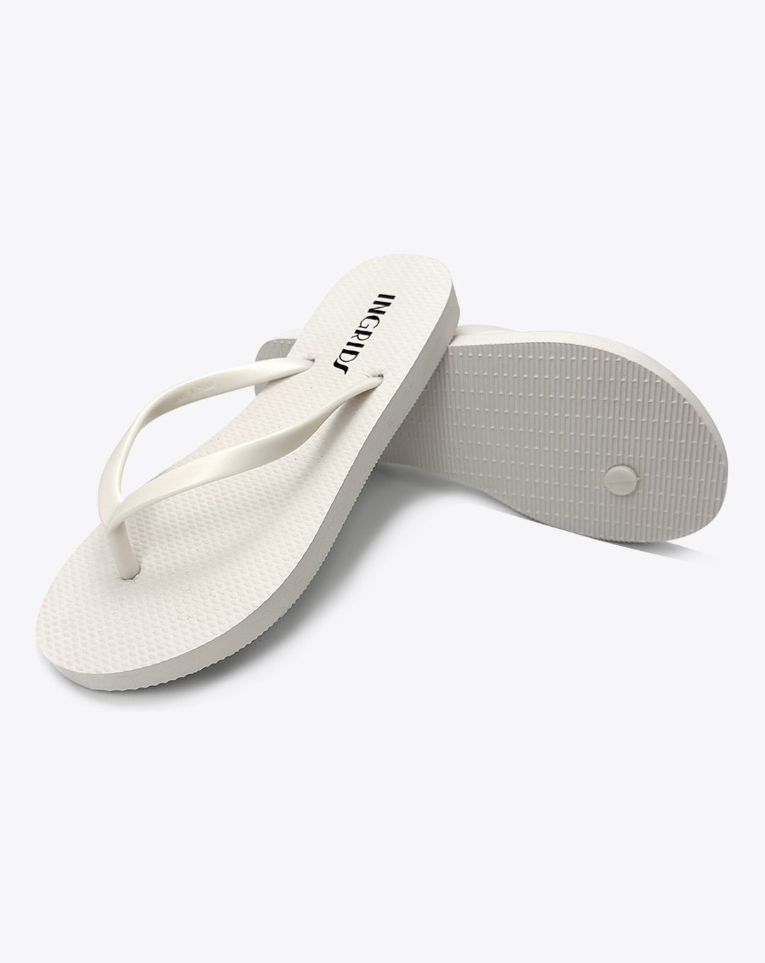 White Flip Flops